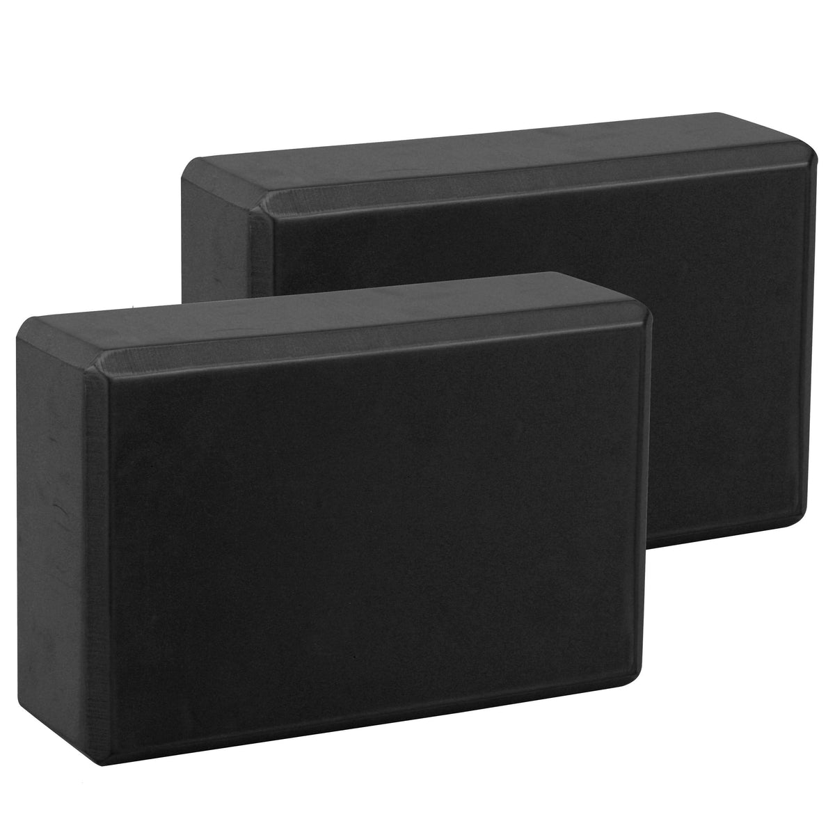 EXERZ Yoga Blocks 2 pack, Gym Blocks, Exercise Workout Fitness Bricks, Pilates Stretch Handstand Non-Slip