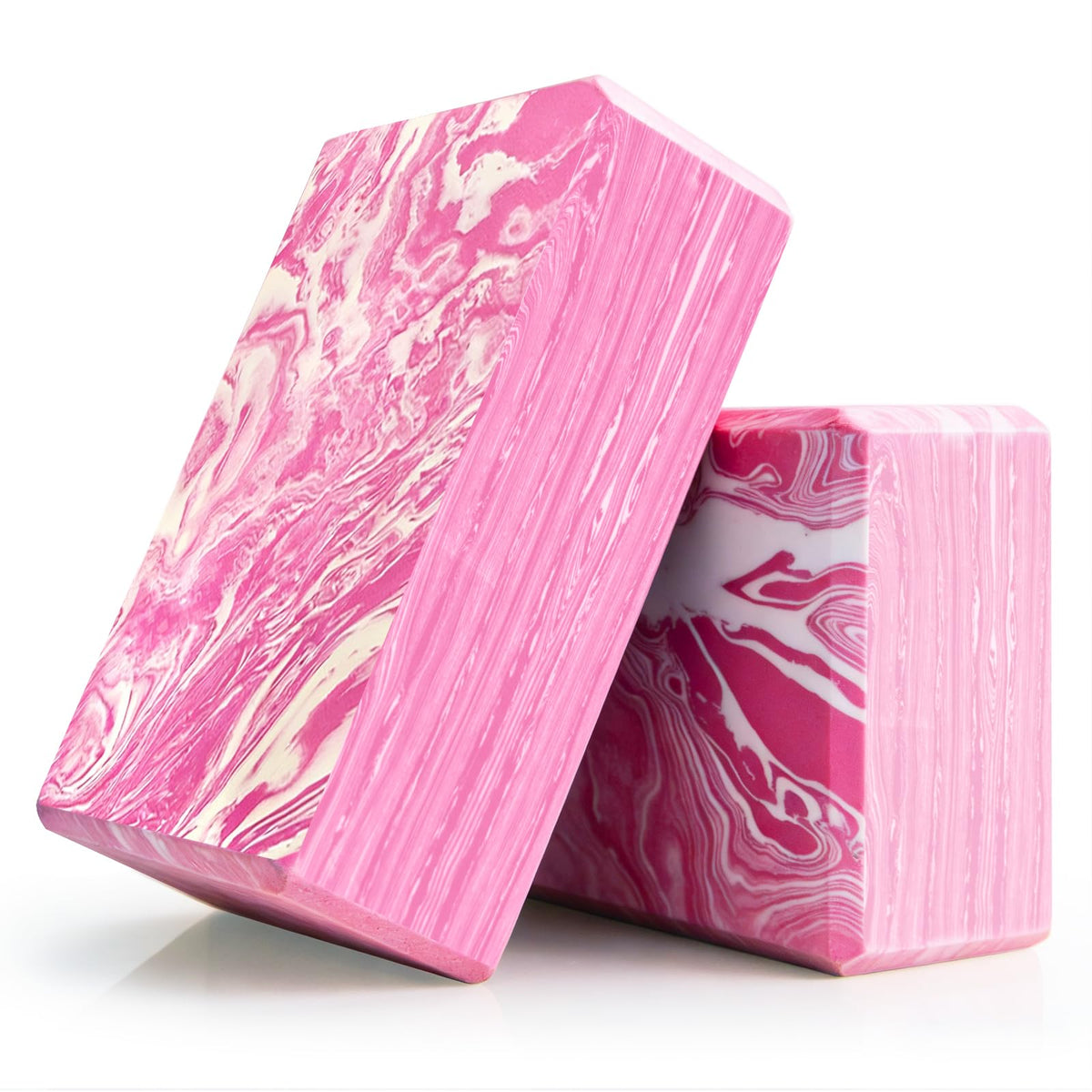 2-Pack Yoga Blocks, High-Density 9"x6"x3" Yoga Brick Foam Blocks Non-Slip EVA Foam Block Yoga Props Accessories for Yoga Pilates Stretching and Meditation