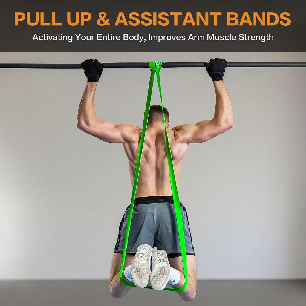 Exercise Bands, Resistance Bands for Working Out, Workout Bands, Pull up Assist Bands, Stretch Bands for Exercise at Home/Gym -Afu