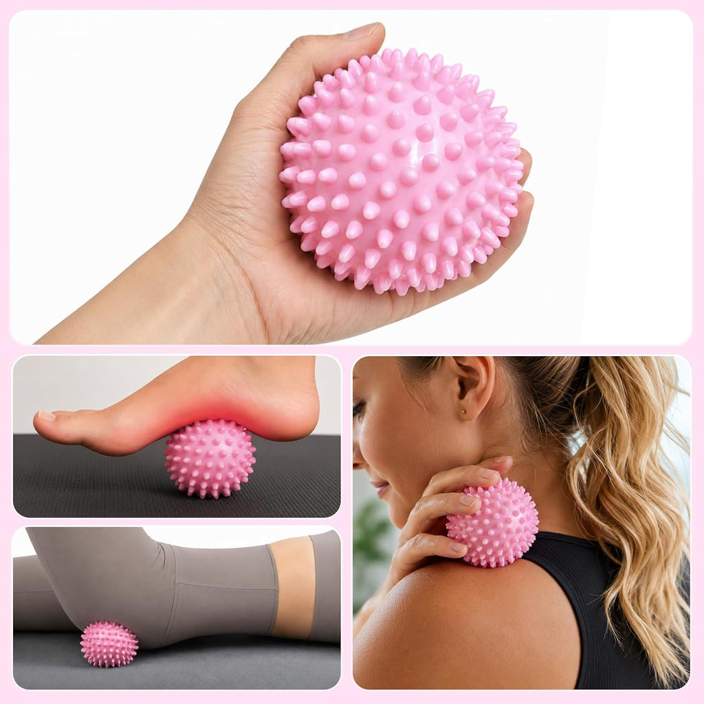 Soft and Hard Spiky Massage Ball Set