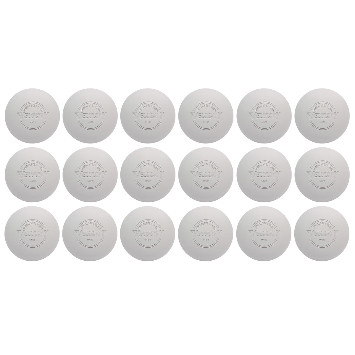 Velocity Lacrosse Balls - 1, 2, 3, 6, 12, 18, 24, 36, 60 and 120 Packs - for Practice, Official NFHS and College Approved Size