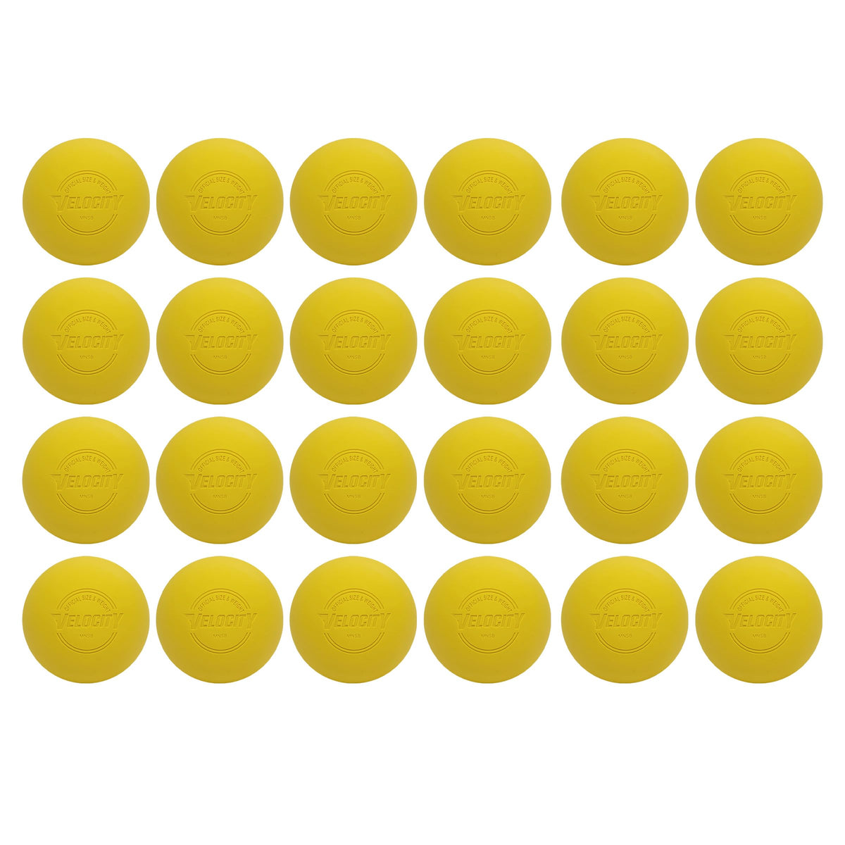 Velocity Lacrosse Balls - 1, 2, 3, 6, 12, 18, 24, 36, 60 and 120 Packs - for Practice, Official NFHS and College Approved Size