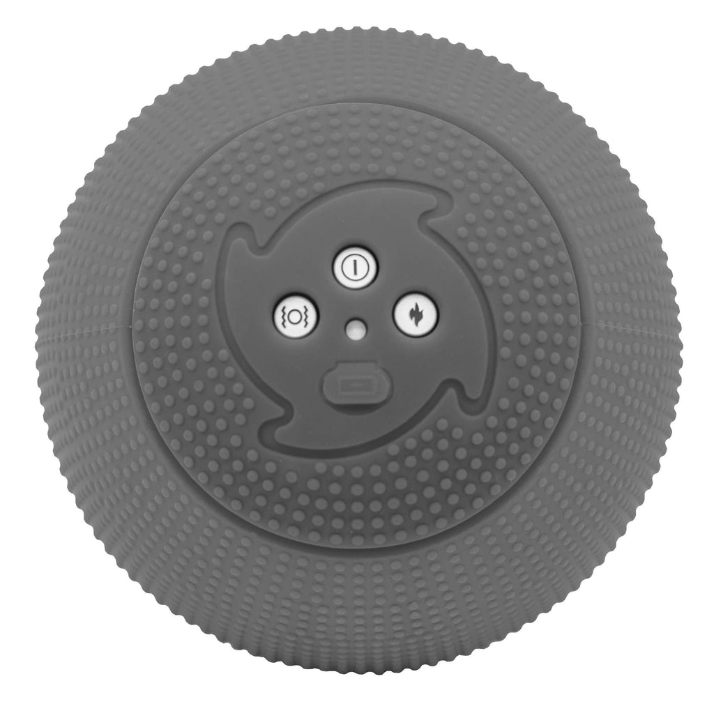 MyoStorm Mini Meteor Heating Vibrating Massage Ball Roller for Muscle Recovery Therapy and Pain Relief + 4 Speed Vibration, Portable