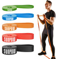 SUNPOW Pull Up Assistance Bands Set of 5 Resistance Heavy Duty Workout Exercise Stretch Fitness Bands Assist Set for Body, Instruction Guide and Carry Bag Included