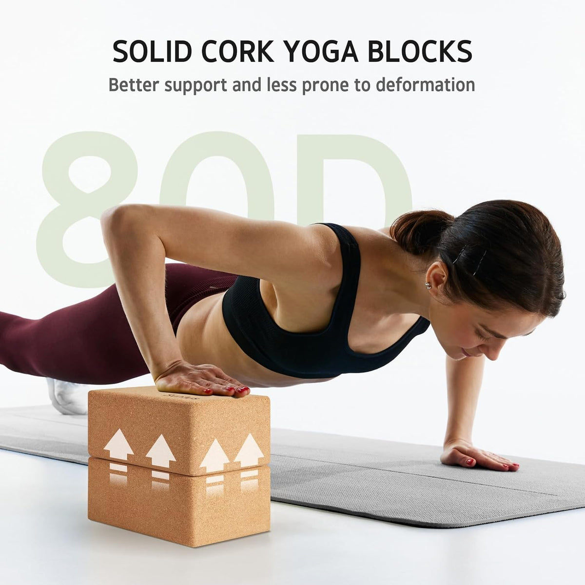 Syntus Yoga Block for Fitness, Pilates, Stretching and Toning