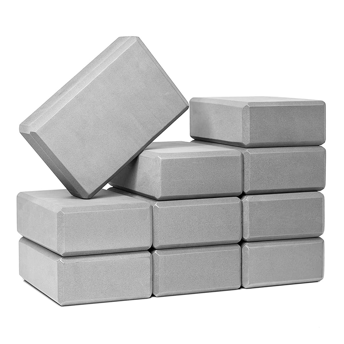 3in Foam Bulk Yoga Blocks, 10 Pack