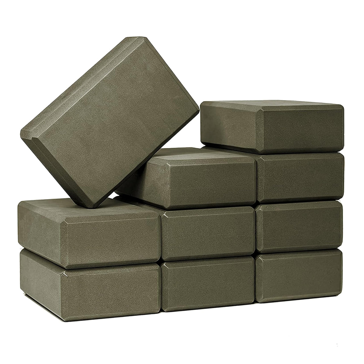 3in Foam Bulk Yoga Blocks, 10 Pack