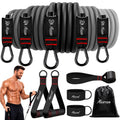 HPYGN Resistance Bands with Handles, 150 lb Exercise Bands for Home Workout
