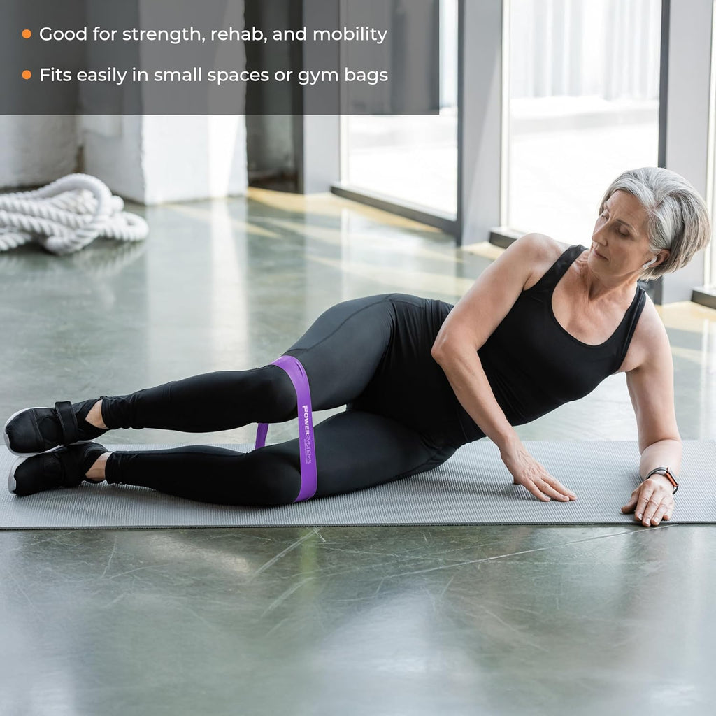 Power Systems Versa Loops Commercial Grade Resistance Bands, Exercise Loop Bands Kit for Working Out, Elastic Bands for Physical Therapy, Strength, and Fitness Training at Home or Gym
