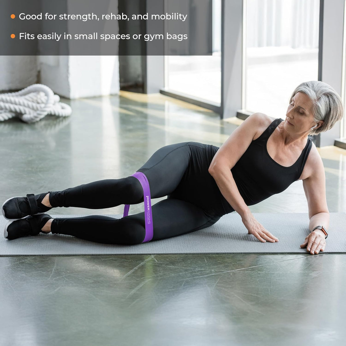 Power Systems Versa Loops Commercial Grade Resistance Bands, Exercise Loop Bands Kit for Working Out, Elastic Bands for Physical Therapy, Strength, and Fitness Training at Home or Gym