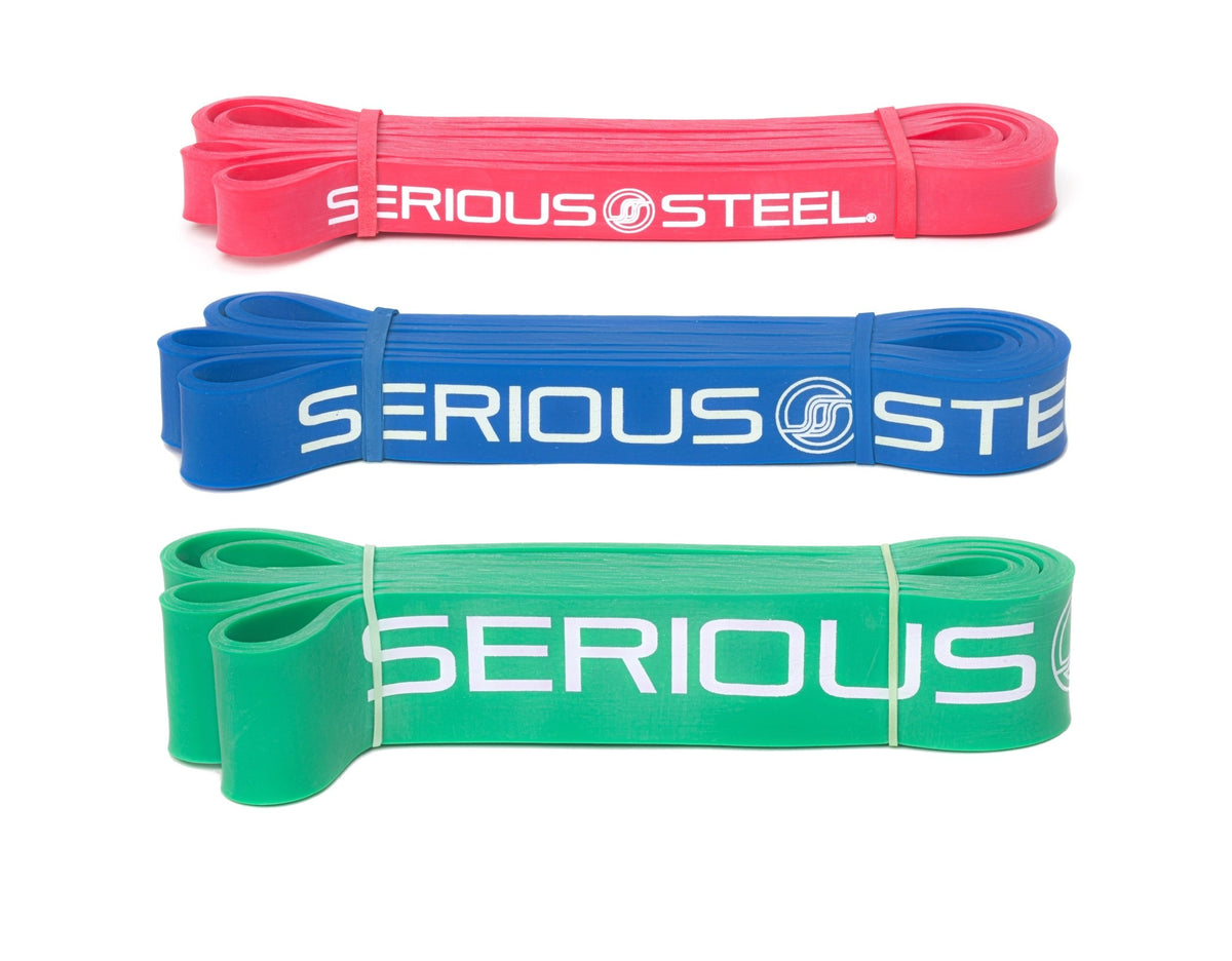 Serious Steel 41" Assisted Pull-up Band, Heavy Duty Resistance Band Sets, Stretching, Powerlifting, Resistance Training and Pull Up Assistance Bands