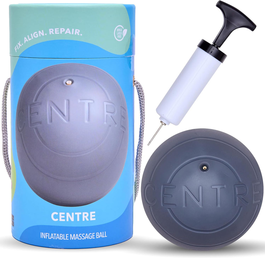 RAD Centre – Soft Yoga Deep Tissue Massage Ball – Myofascial Release Ball for Abdominal, Psoas, Neck & Stomach Massage – Trigger Point & Mobility Therapy