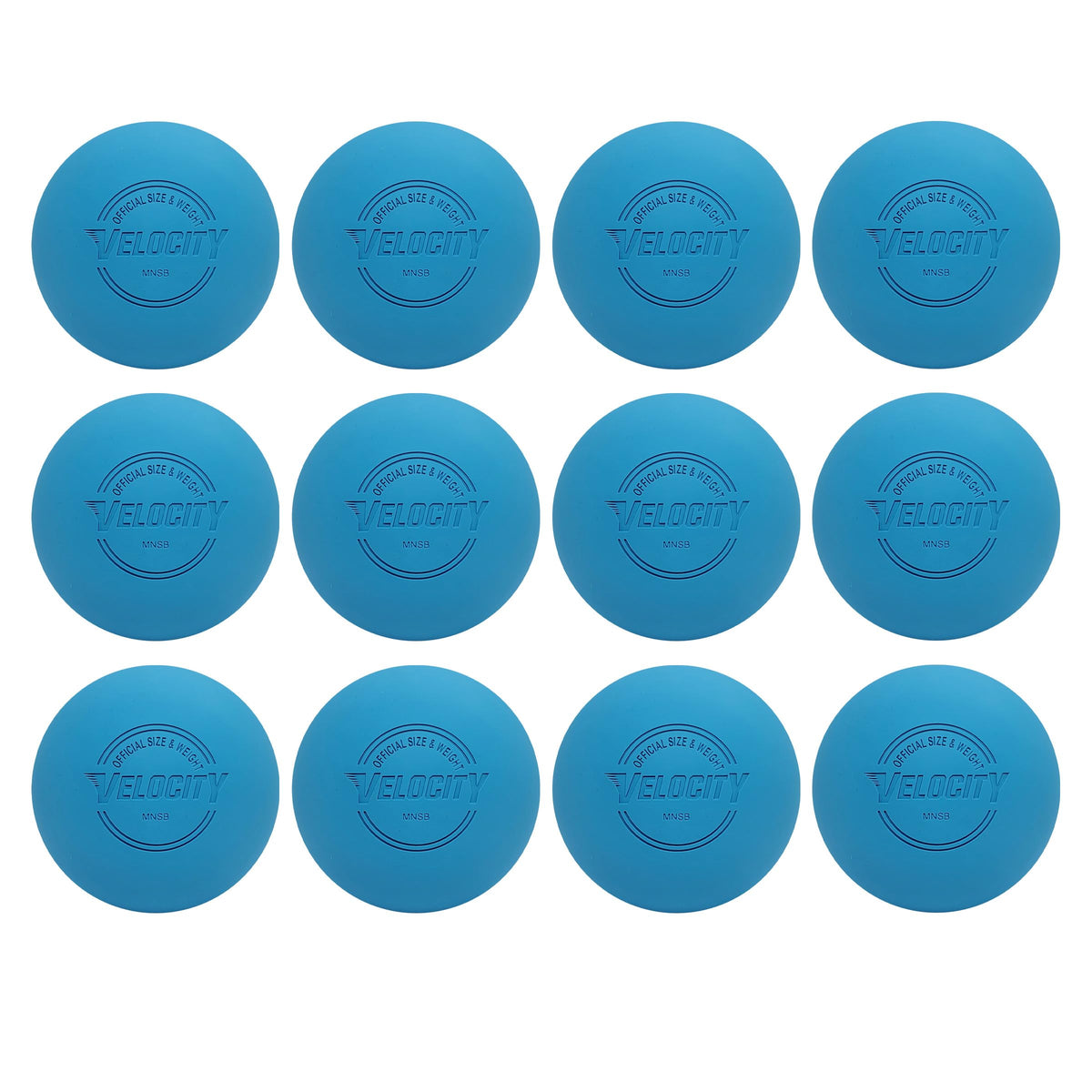 Velocity Lacrosse Balls - 1, 2, 3, 6, 12, 18, 24, 36, 60 and 120 Packs - for Practice, Official NFHS and College Approved Size