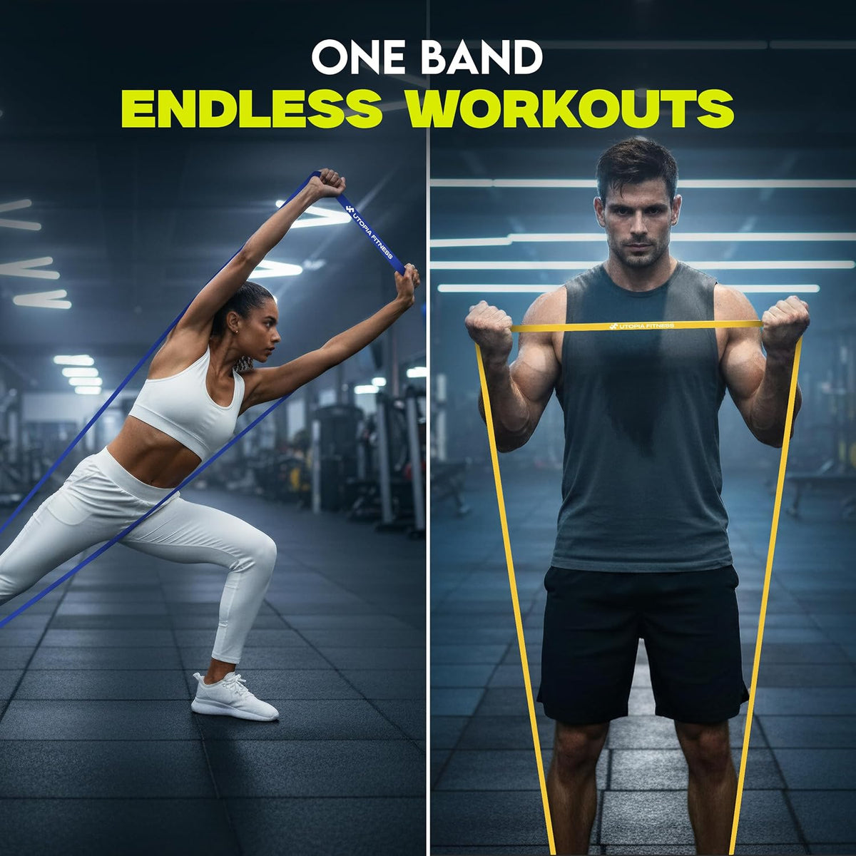 Pull Up Resistance Bands Set of 5 (8-125 lbs) Heavy Duty Workout Bands