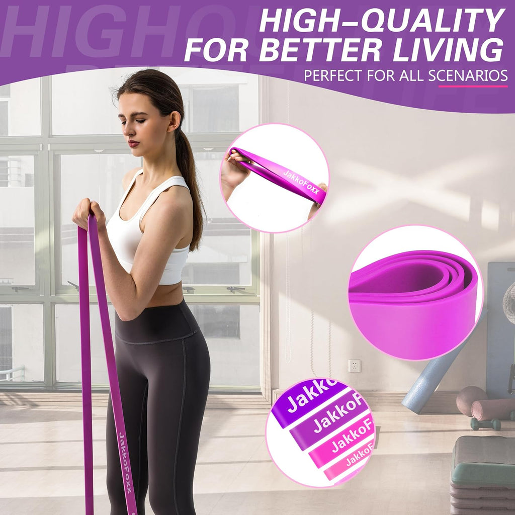 Resistance Bands,Pull Up Bands,Stretching Assist Bands Set for Men & WomenPortable Exercise, Muscle Training,Physical Therapy,Exercise Workout Bands for Working Out