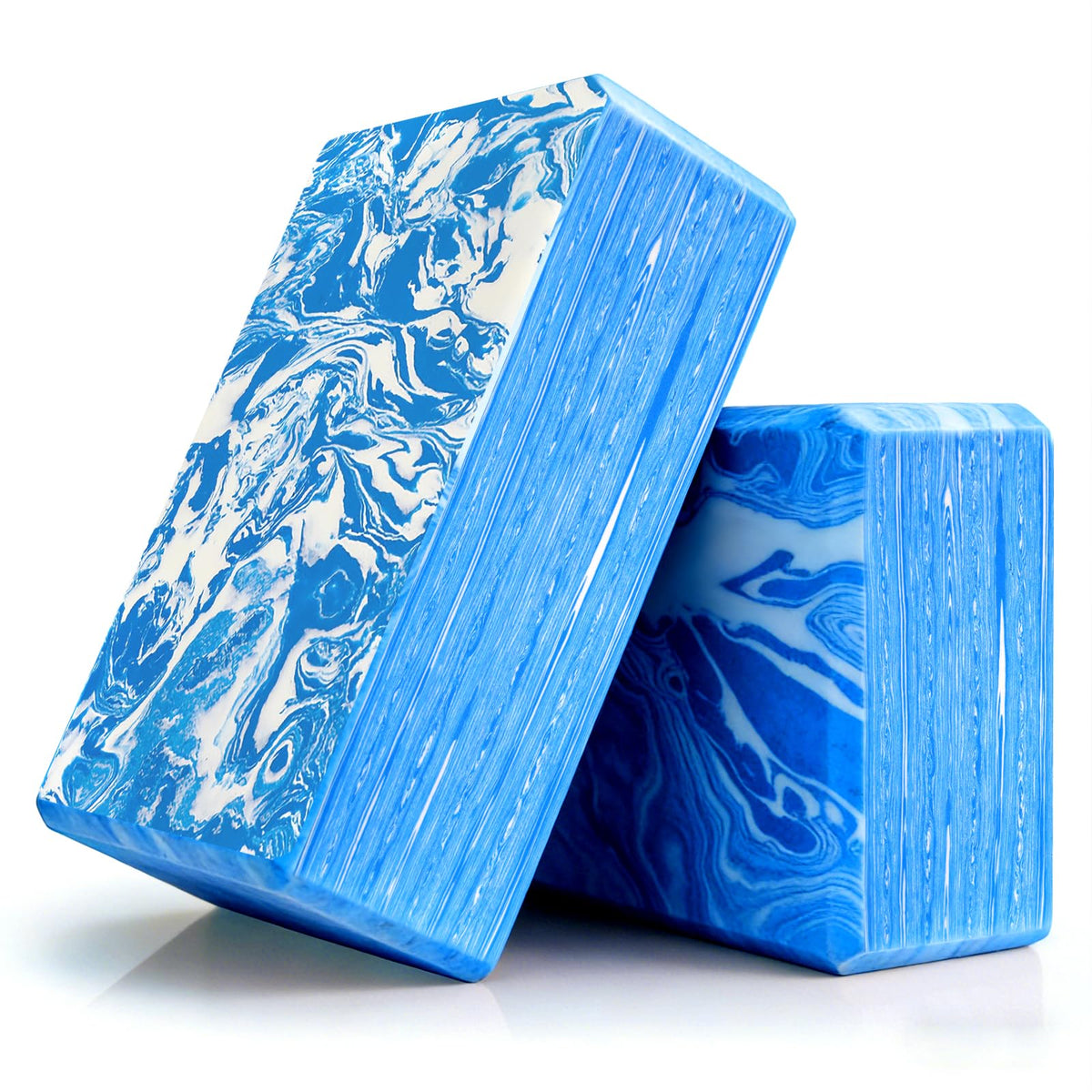 2-Pack Yoga Blocks, High-Density 9"x6"x3" Yoga Brick Foam Blocks Non-Slip EVA Foam Block Yoga Props Accessories for Yoga Pilates Stretching and Meditation
