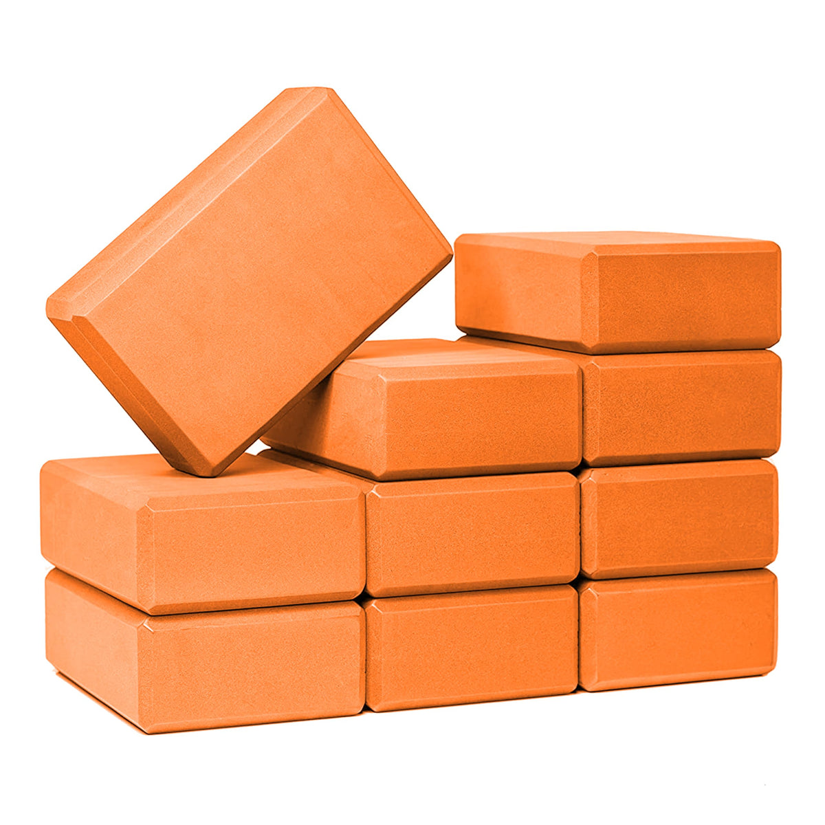 3in Foam Bulk Yoga Blocks, 10 Pack