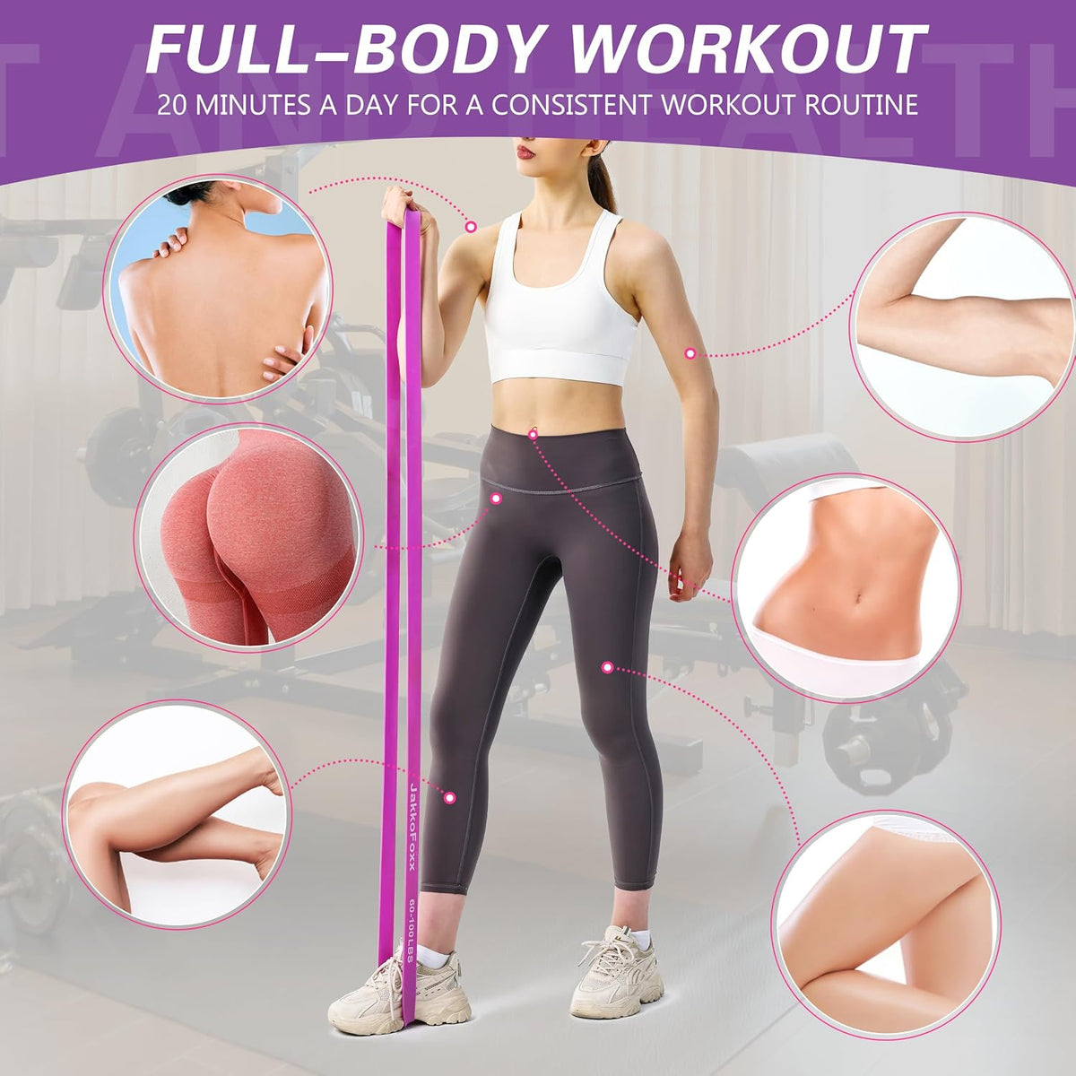 Resistance Bands,Pull Up Bands,Stretching Assist Bands Set for Men & WomenPortable Exercise, Muscle Training,Physical Therapy,Exercise Workout Bands for Working Out