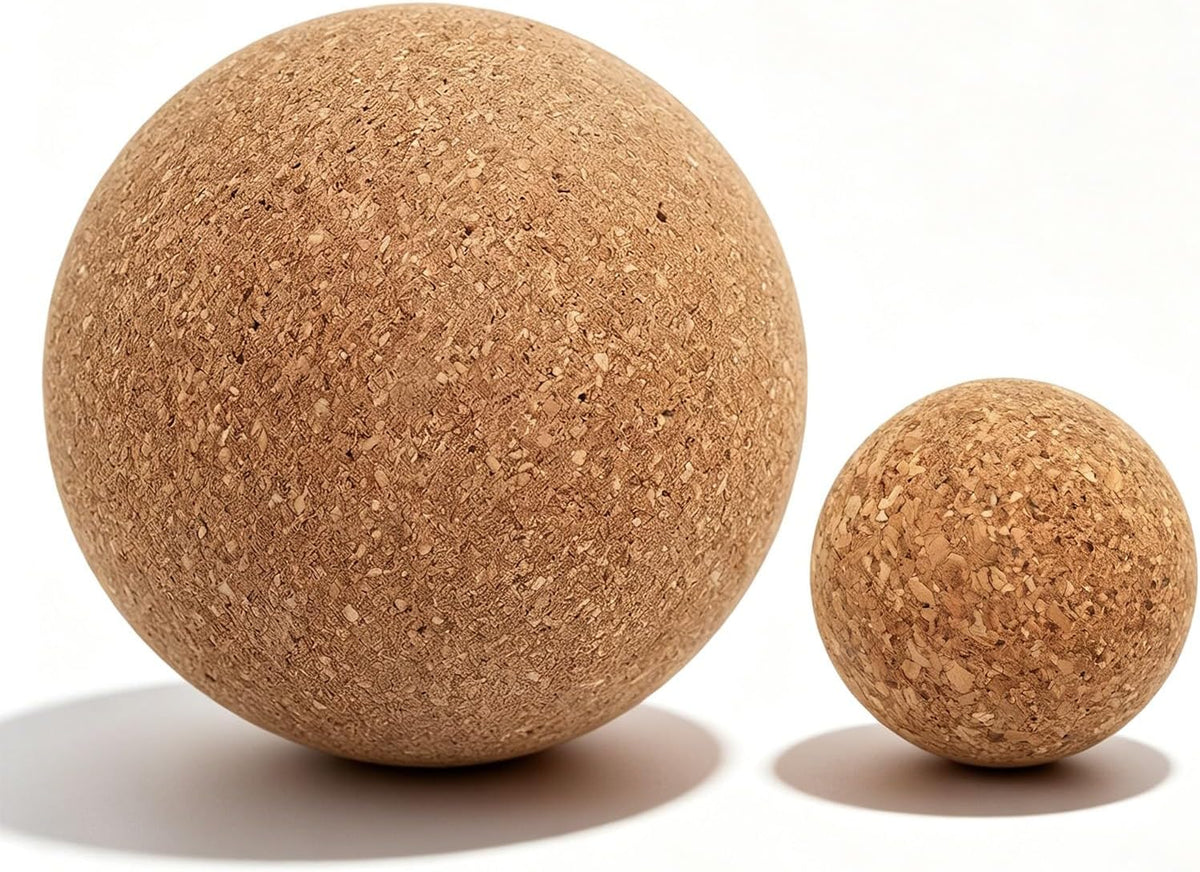 2 Pack Cork Massage Balls – Myofascial Release Ball for Foot, Back, Muscle