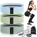 HIMESPORNER Wide Fabric Resistance Bands for Working Out 3 Level