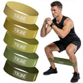 Fabric Resistance Bands for Working Out, 5-Band Set for Legs and Glutes