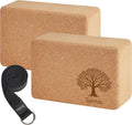 Syntus Yoga Block & Strap Set for Fitness, Pilates, Stretching and Toning